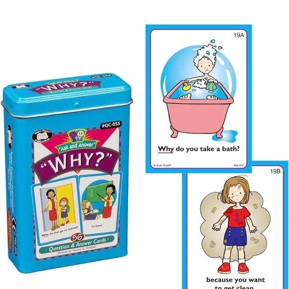 NIB Super Duper Publications "WH" Question Collection 5 Sets of Cards,Ed Resorce - Picture 9 of 12